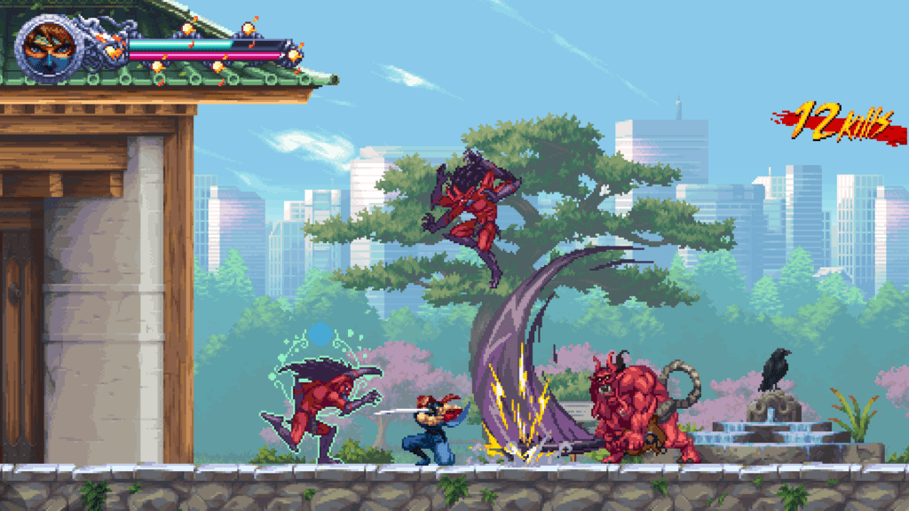 Ninja Gaiden: Ragebound - pixel art design