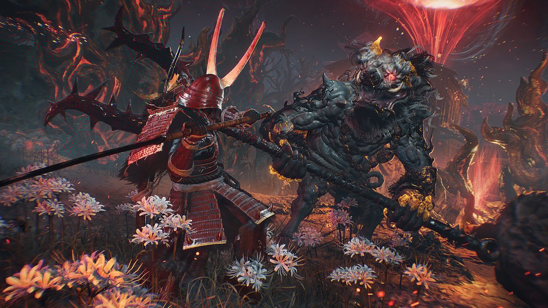 Nioh 3 - fighting against powerful yokai