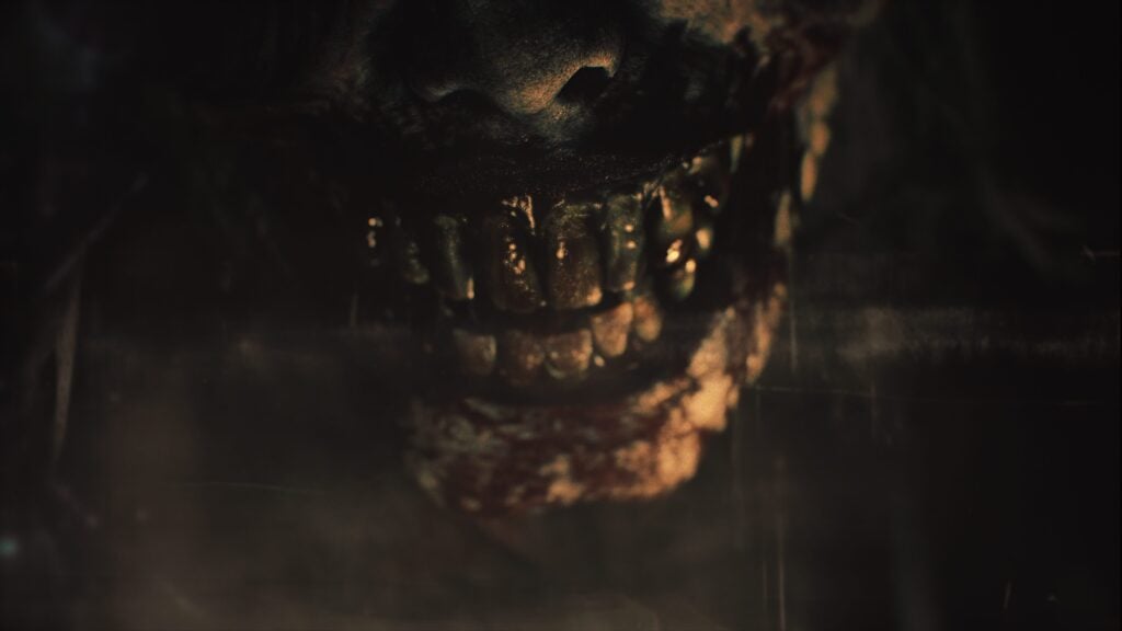 Resident Evil Requiem - horrific smile