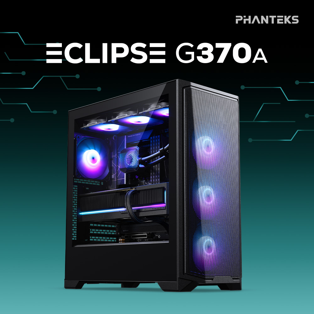 Phanteks Eclipse G370A launched: smart airflow, low price