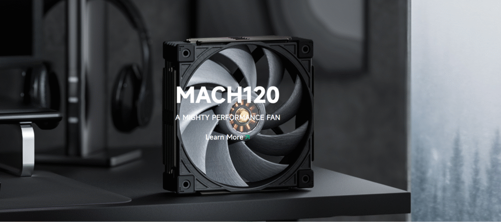 Sudokoo MACH 120 fans bring strong cooling in thicker design