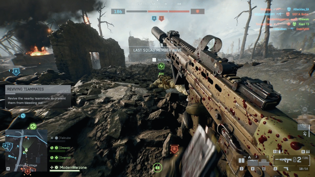 Battlefield 6 guns get blood splatter for added realism