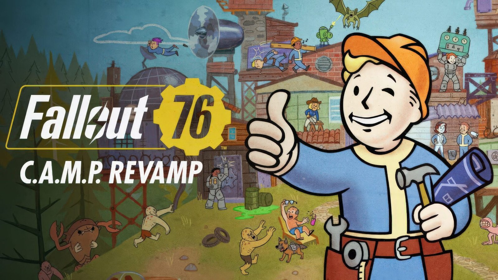 F 76 Fallout 76 C.A.M.P. revamp update brings big changes for builders ...