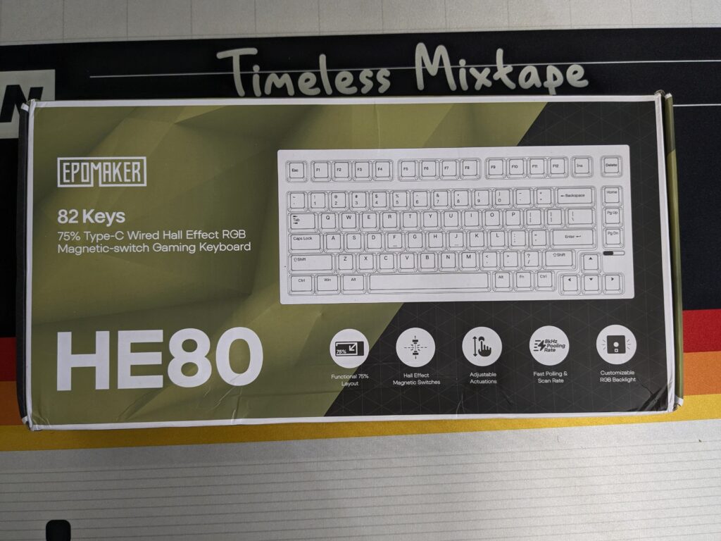 Epomaker HE80 - Unboxing