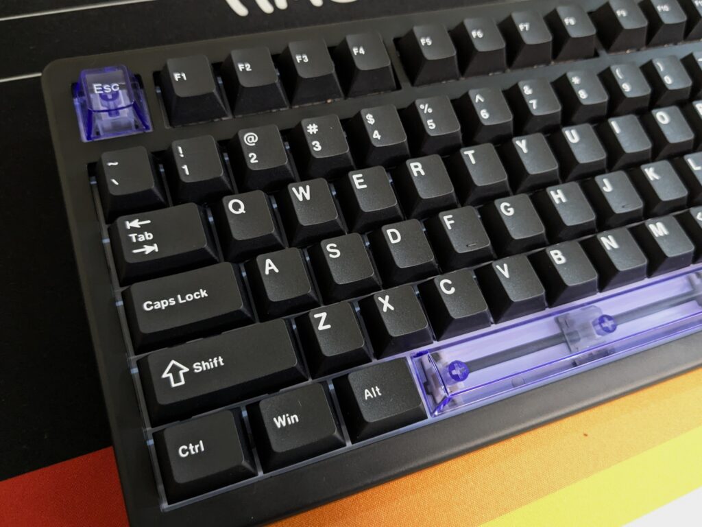 Epomaker HE80 - closeup shot of keyboard