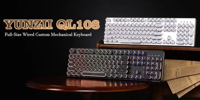 Yunzii QL108 retro keyboard impresses with style and power