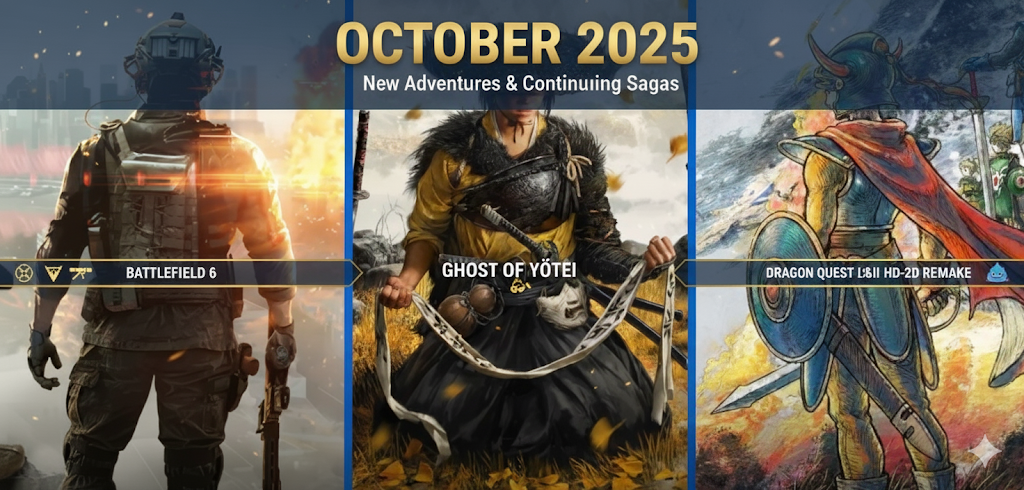 Exciting PS5 games coming in October 2025 with big hits