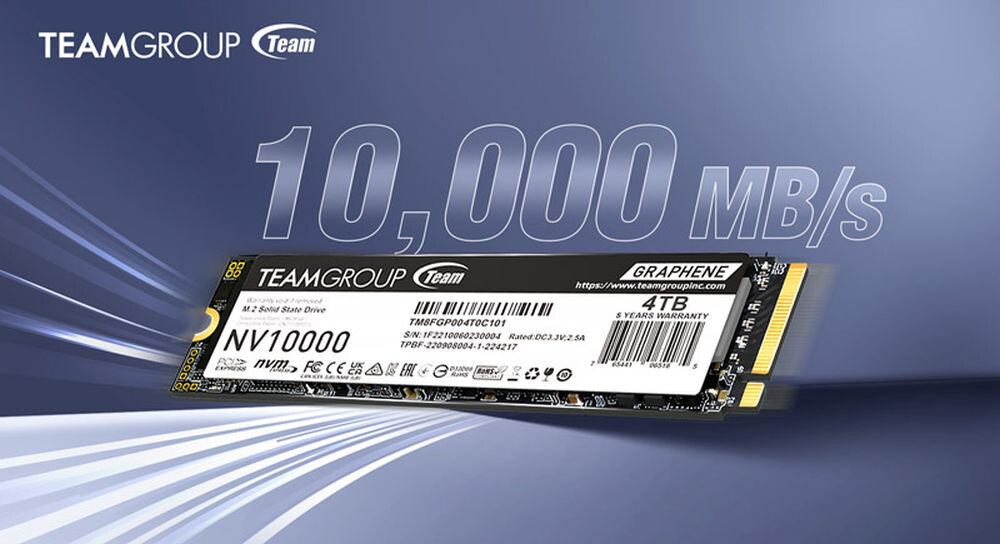 Team Group NV10000 SSD offers blazing speed and dependable performance