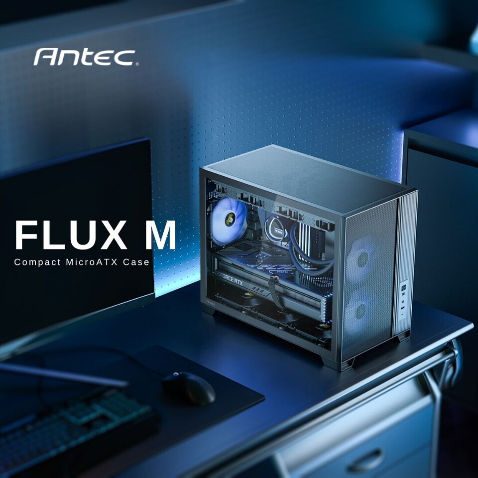 Impressive Antec Flux M case brings great airflow for compact builds