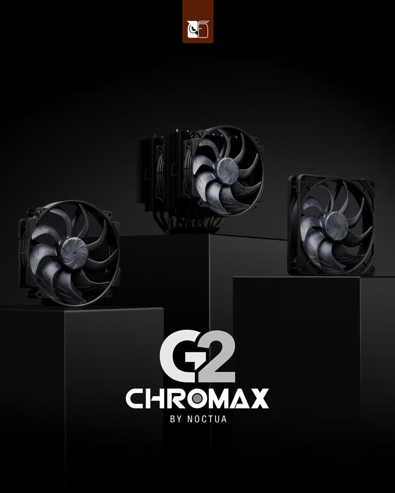 Amazing new Noctua chromax.black G2 coolers bring powerful and quiet performance