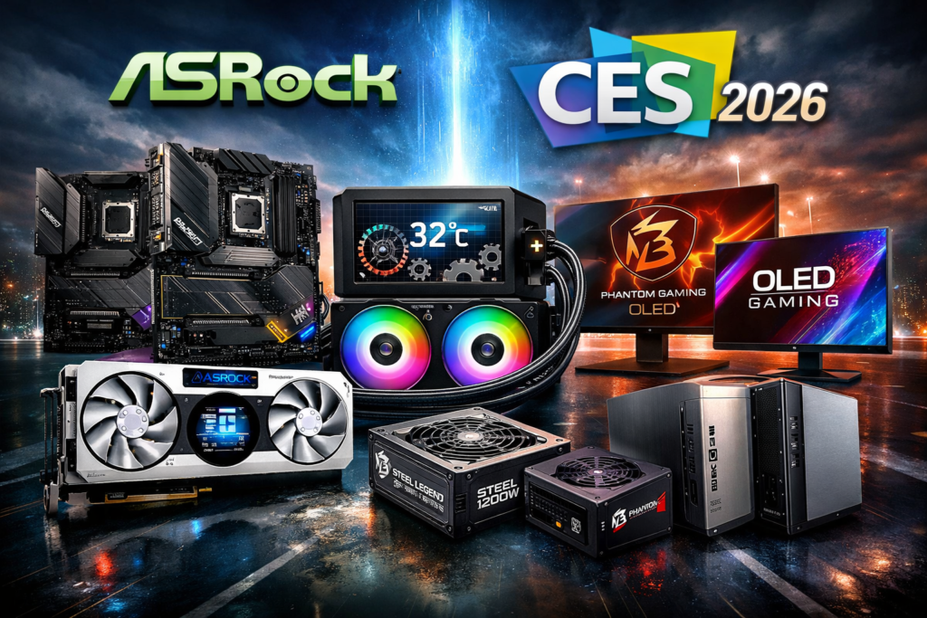 ASRock lights up CES 2026 with bold and powerful PC innovations