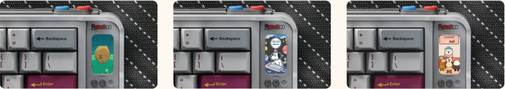 QK65 V3 retro display