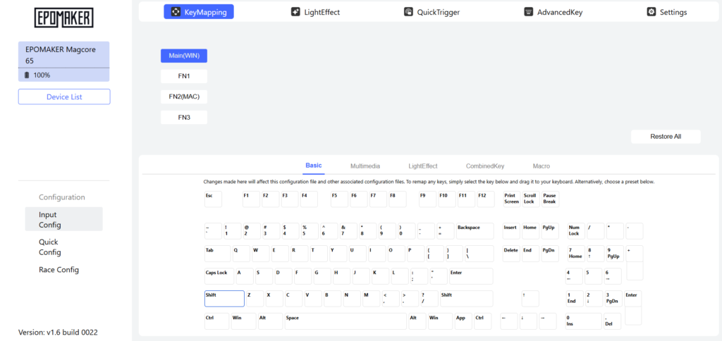 Epomaker Magcore 65 Lite