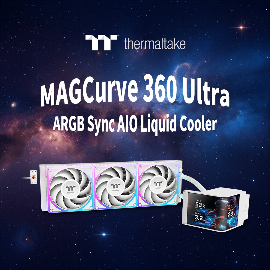 Thermaltake unveils powerful MAGCurve 360 Ultra AIO with stunning curved display