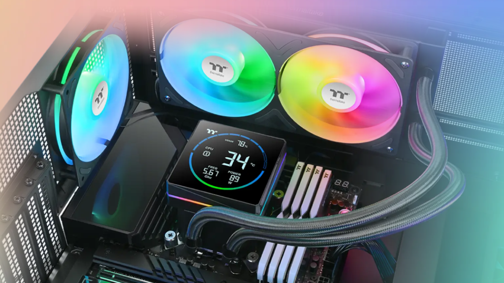 Thermaltake brings powerful and stylish TH-S V3 ARGB AIO coolers with smart display