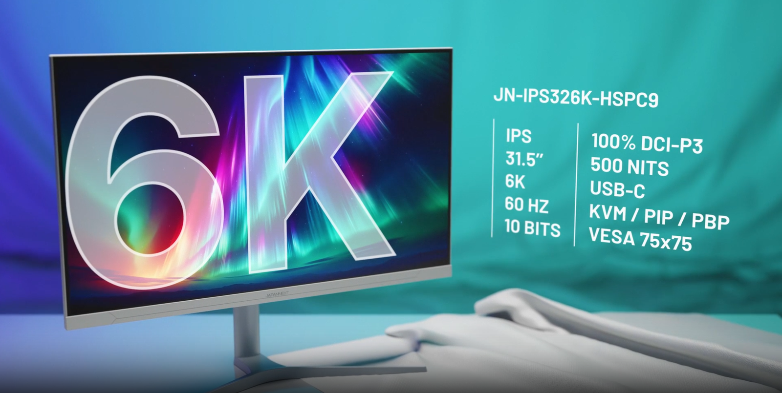 Powerful clarity arrives with JAPANNEXT new 31.5 inch 6K IPS monitor ...