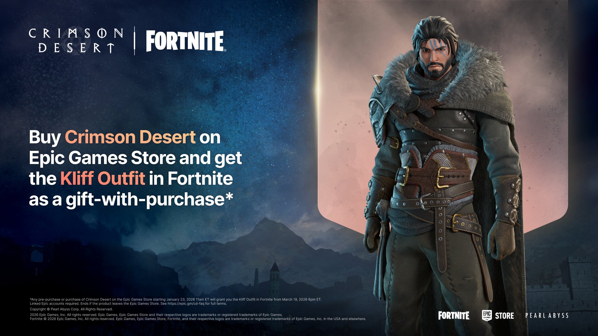 Crimson Desert X Fortnite Collaboration