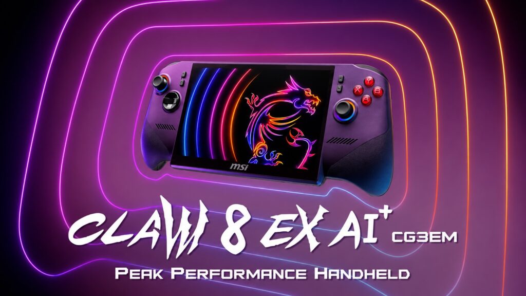 MSI Claw 8 EX AI+ gaming handheld (1)