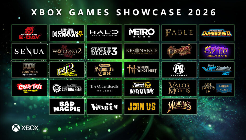 Xbox Games Showcase 2026 every game announced