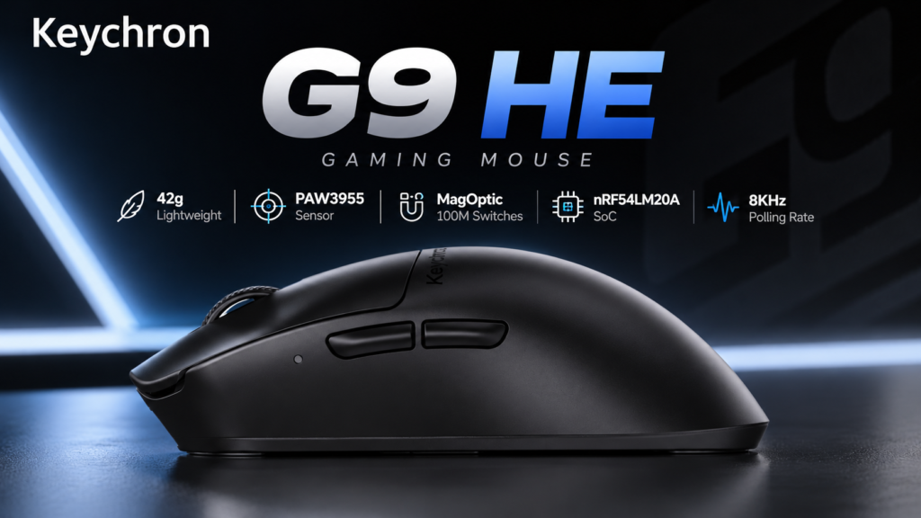 Keychron G9 HE gaming mouse
